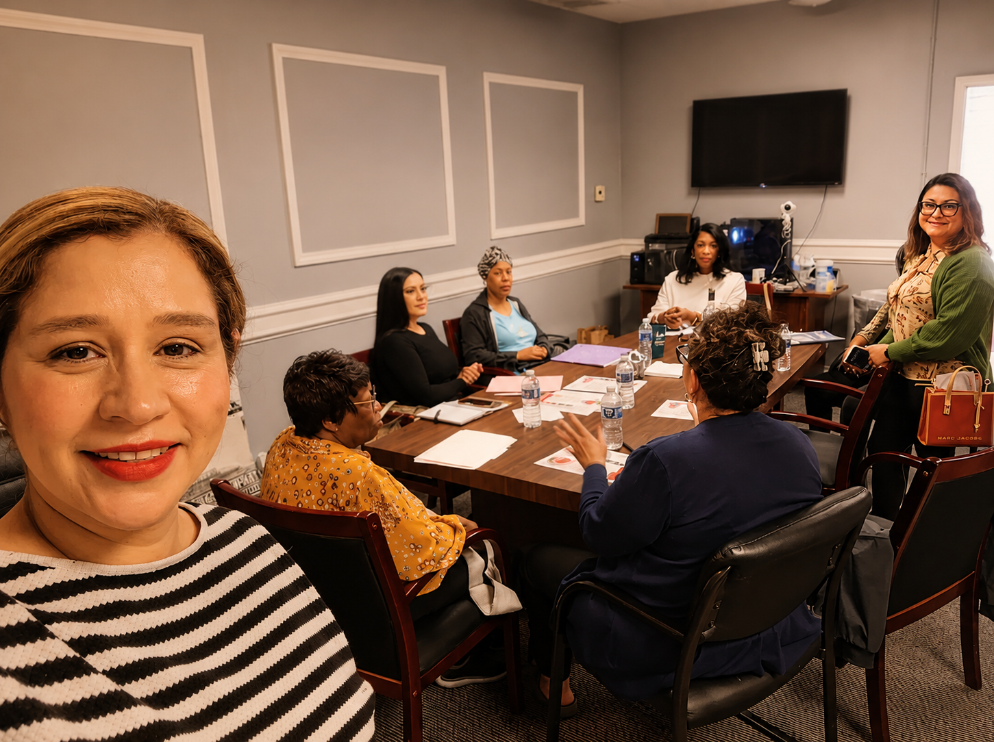 Women of the Empowered Women Alliance community gathered together